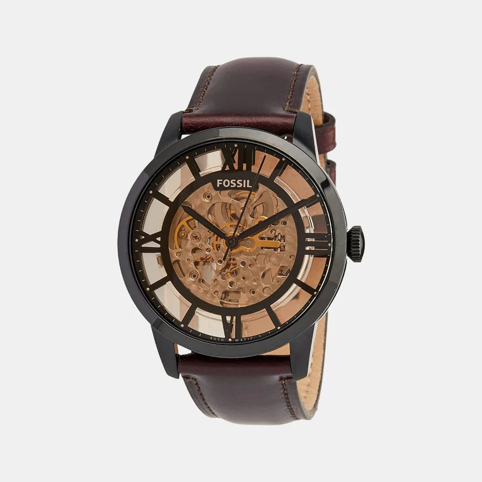 Men Automatic Dark Brown Dial Analog FOSSIL Watch